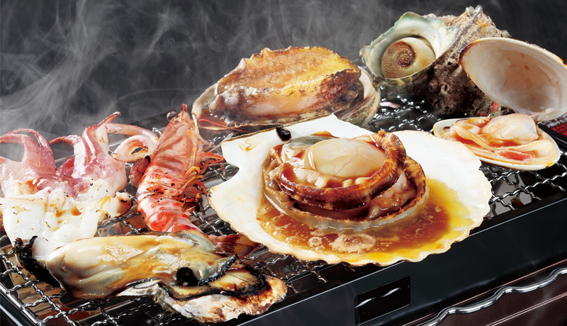 メニュー 浜焼き・がんがん焼き
